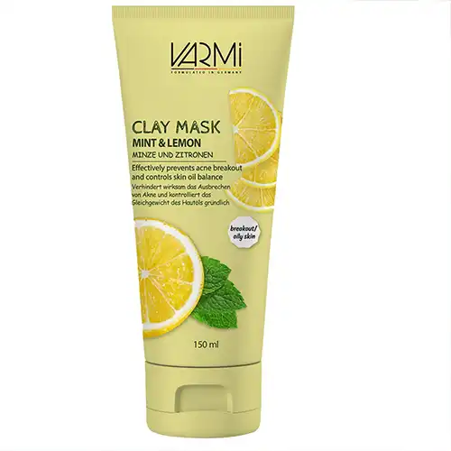 ماسک صورت وارمی مدل خاک رسی نعناع و لیمو