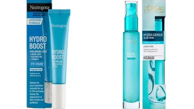 Neutrogena gel cream and L'Oreal moisturizing gel