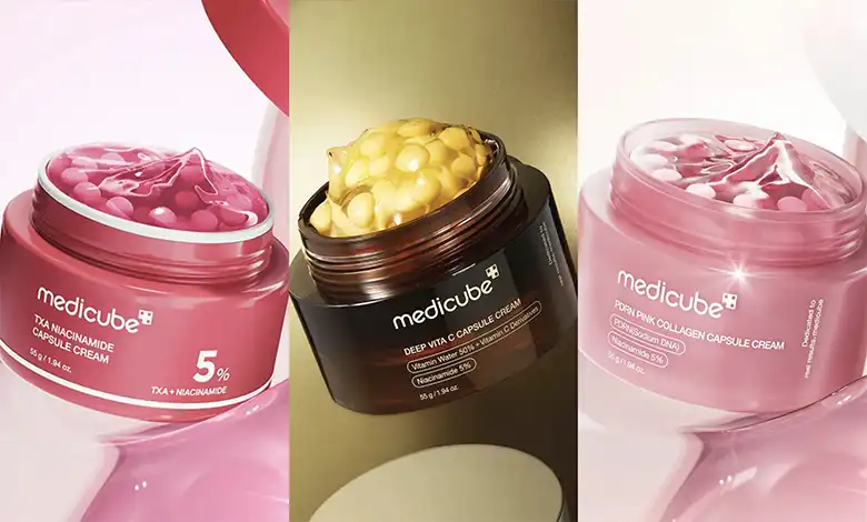 Medicube and Cozarex capsule vitamins